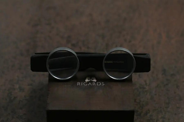 Rigards sequins transparent glasses RG0UW0002 black wood ash RG00UW2